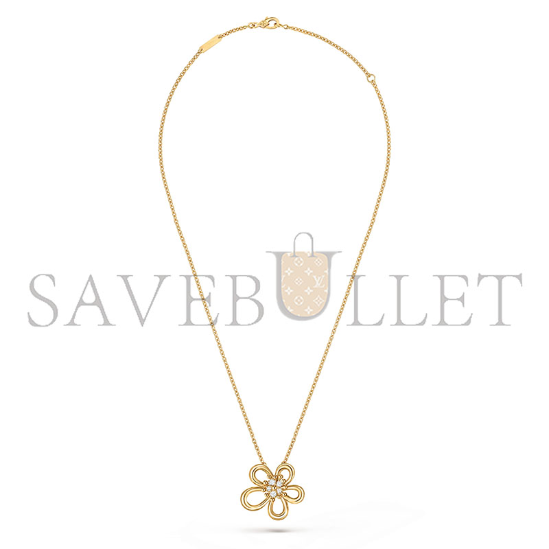 VAN CLEEF ARPELS FLOWERLACE PENDANT VCARPME200